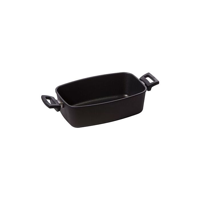 Eurolux Premium Braadslede inclusief glazen deksel, 33 x 22 cm, ongeveer 11 cm hoog, 5,0 L