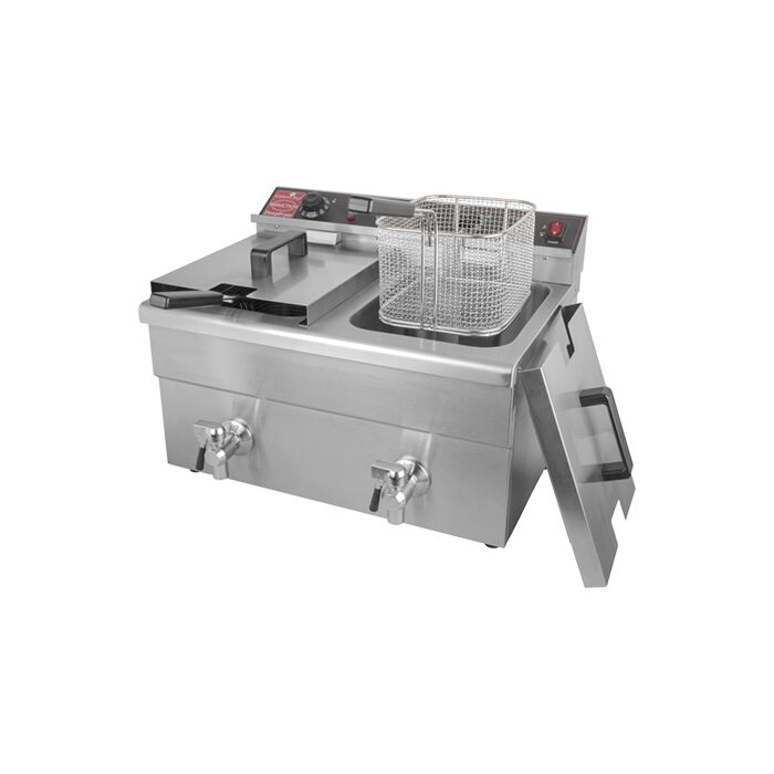 Frituurpan Caterchef 2x 8 Liter, 230v - 2x3500 watt 688218