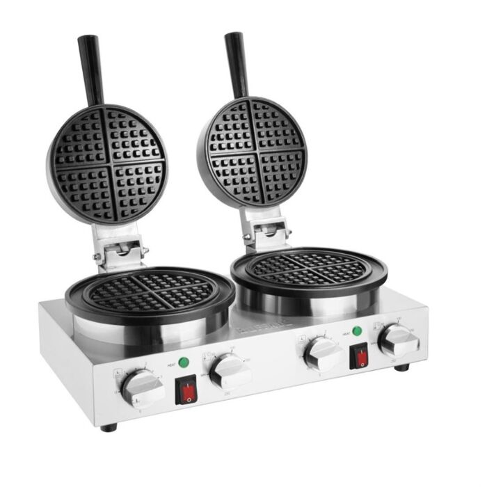 Buffalo Dubbele Ronde Belgische Wafelmaker
