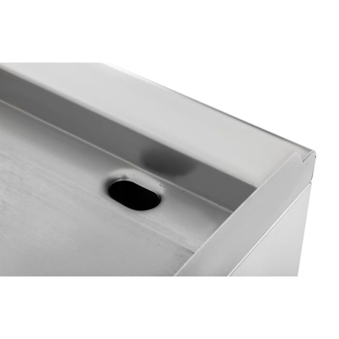 Buffalo 600-Serie Elektrische Bakplaat Met Twee Zones, 600mm