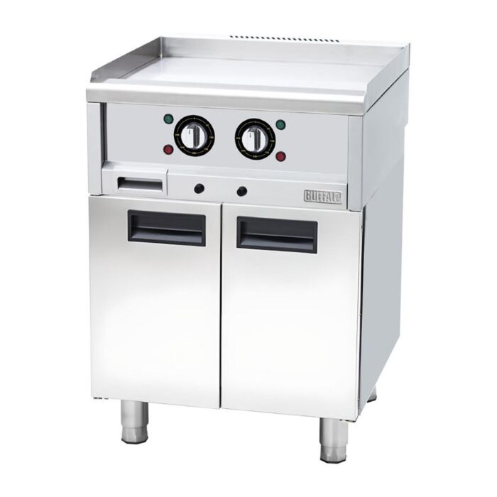 Buffalo 600-Serie Elektrische Bakplaat Met Twee Zones, 600mm