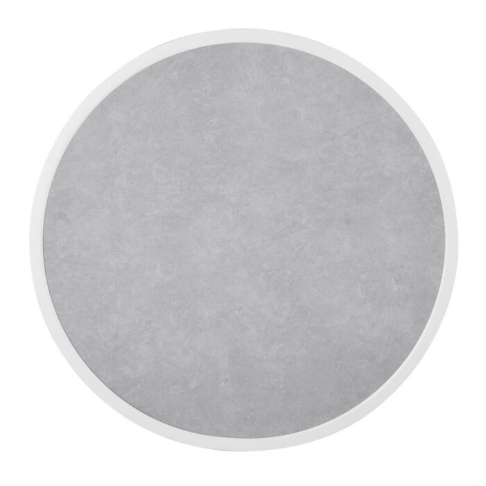 Bolero Rond Tafelblad Van Glasvezel, Grijs Steeneffect, 580mm