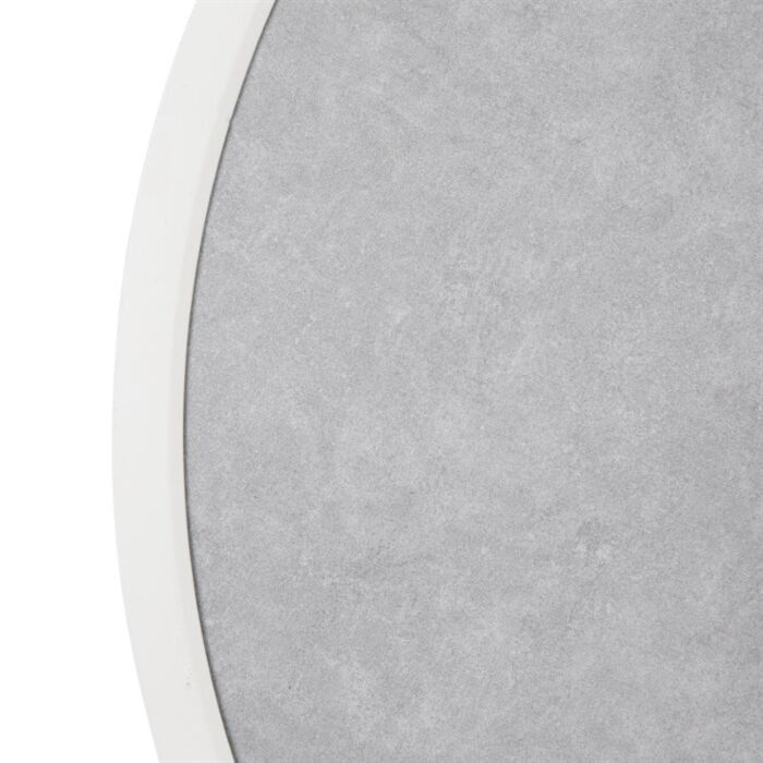 Bolero Rond Tafelblad Van Glasvezel, Grijs Steeneffect, 580mm