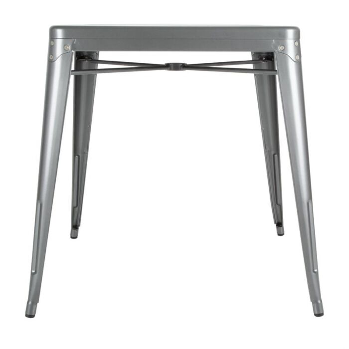Bolero Bistro vierkante tafel grijs 66cm