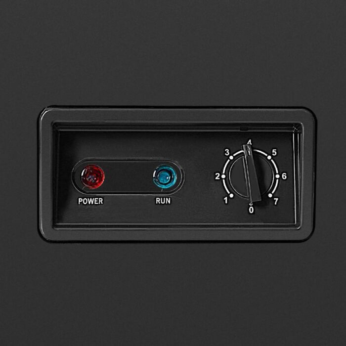 HVS-Select vrieskist zwart 282L