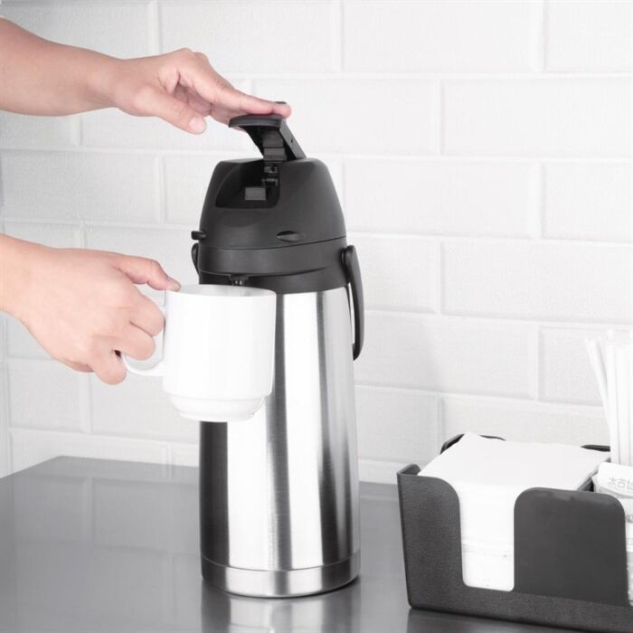 HVS-Select thermoskan met pomp 1,9L