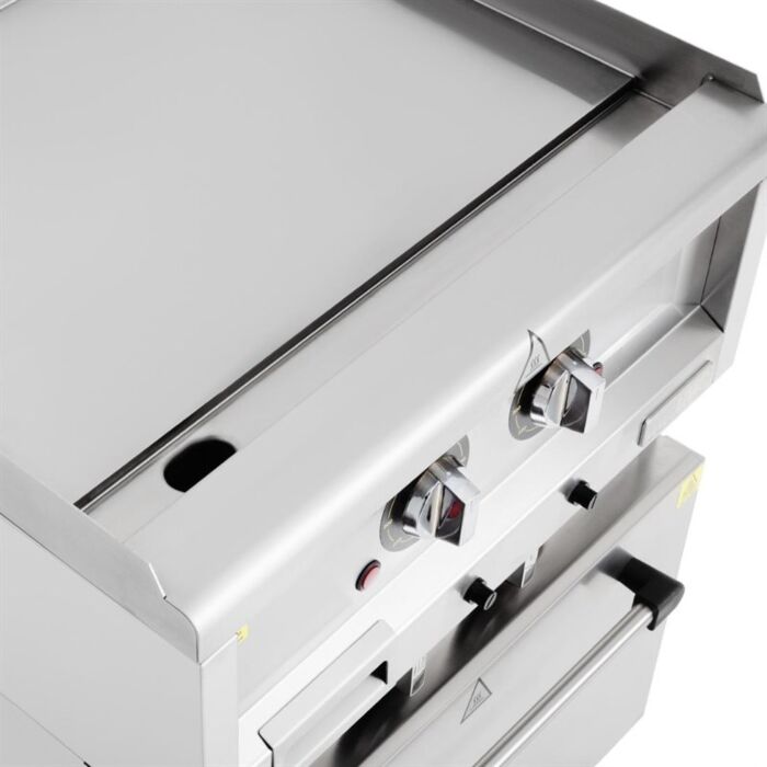 Buffalo 600 Serie Vrijstaande Elektrische Bakplaat Met Heteluchtoven