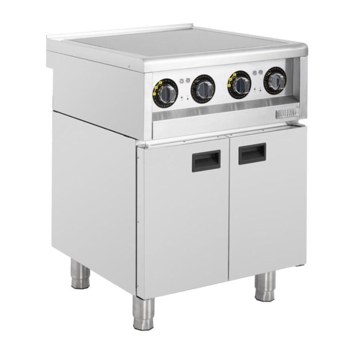 Buffalo 600-Serie 4-Zone Vrijstaande Inductiekookplaat 2X 3Kw