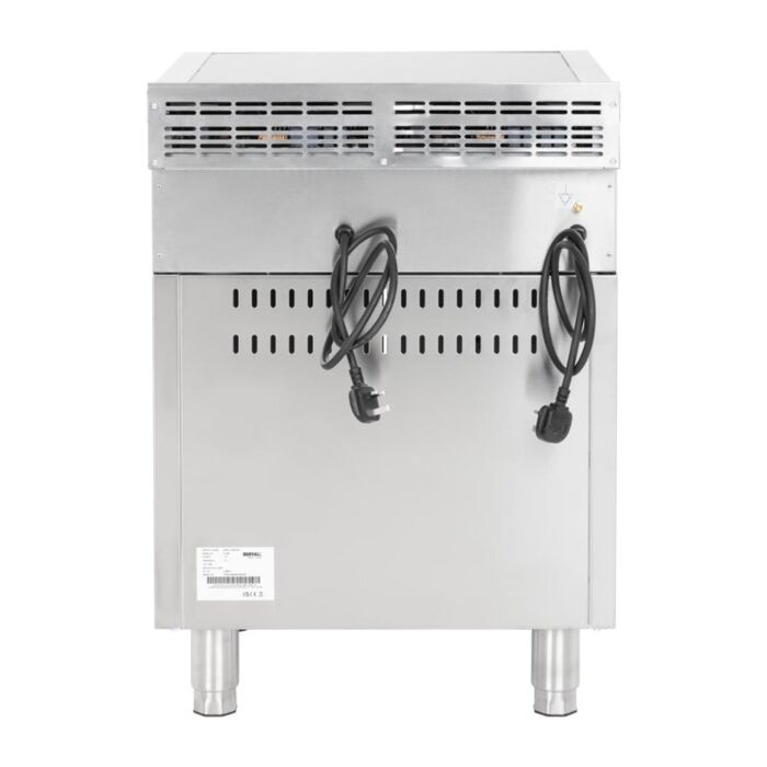 Buffalo 600-Serie 4-Zone Vrijstaande Inductiekookplaat 2X 3Kw