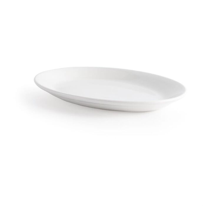 Churchill Whiteware ovale borden 30,5cm (12 stuks)