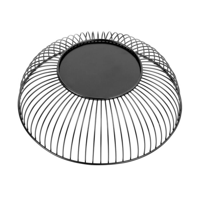 Olympia Draadvoer Displayschaal Rond Zwart - 285X85mm