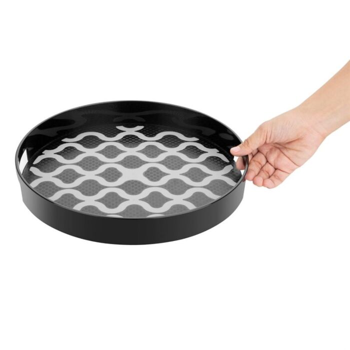 Olympia Kristallon Pc Rond Antislipblad Met Handgrepen - 300 mm 12