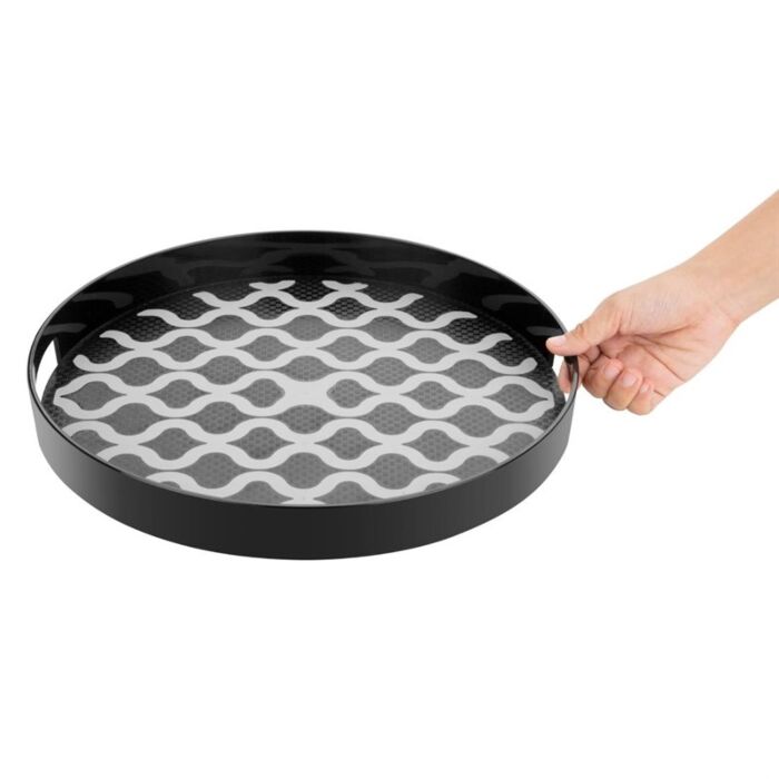 Olympia Kristallon Pc Rond Antislipblad Met Handgrepen - 355 mm 14
