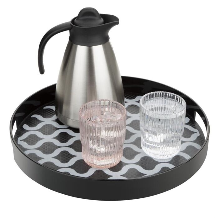 Olympia Kristallon Pc Rond Antislipblad Met Handgrepen - 355 mm 14