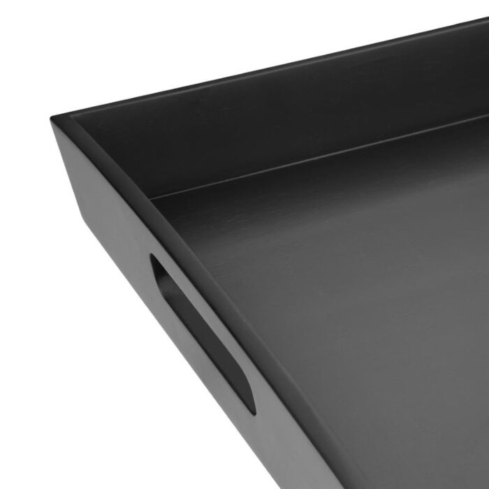 Olympia Bamboe Zwart Groot Dienblad - 510x350x70mm