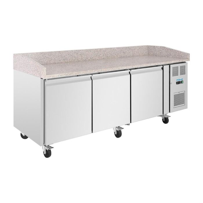 Polar U-Series Bakkerij Counter Koelkast met Granieten Blad 634Ltr