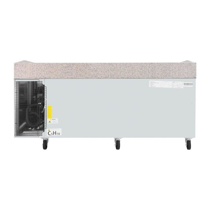 Polar U-Series Bakkerij Counter Koelkast met Granieten Blad 634Ltr