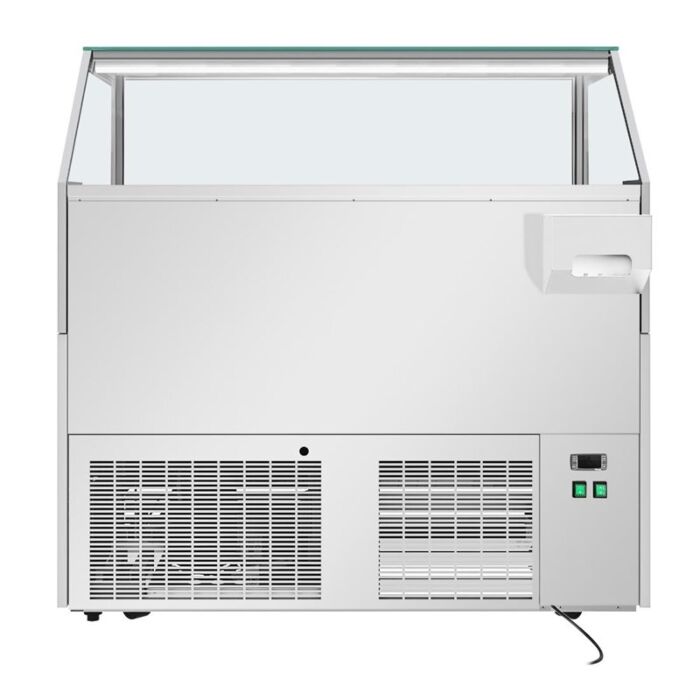 Polar U-Series 6-Pan IJs Vitrine Kast Vriezer