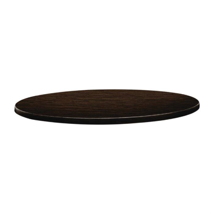 Topalit Classic Line rond tafelblad wengé 70cm