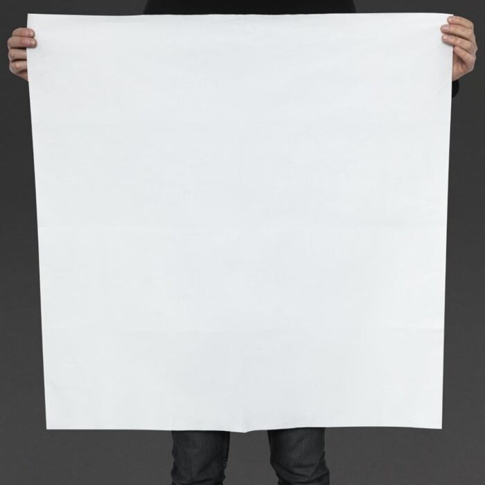 Tork papieren tafelkleed wit 90x90cm (25 stuks)