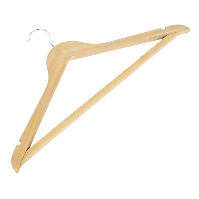 Bolero Natuurlijke Houten Hangers (Pak Van 10)