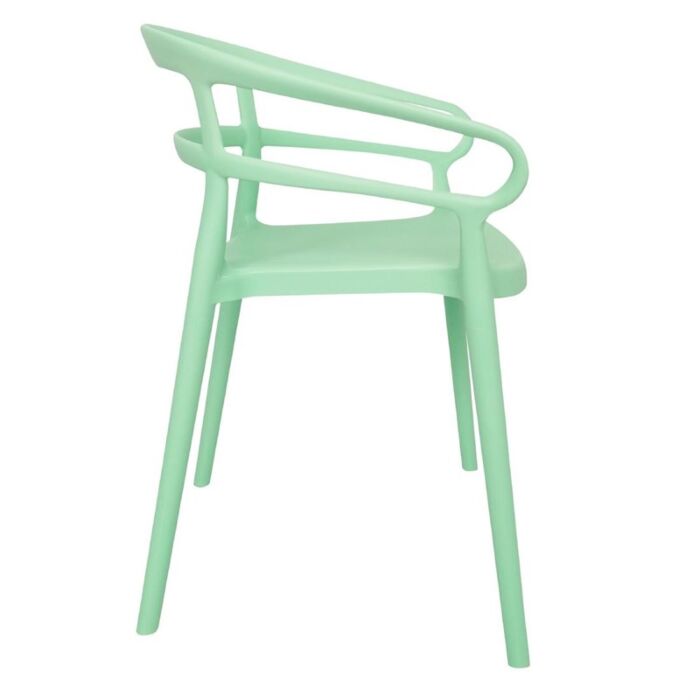 Bolero Mateo Caféstoelen Mintgroen (Pak Van 2)