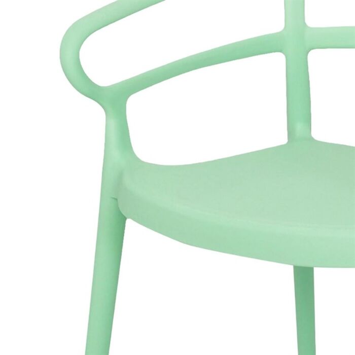Bolero Mateo Caféstoelen Mintgroen (Pak Van 2)