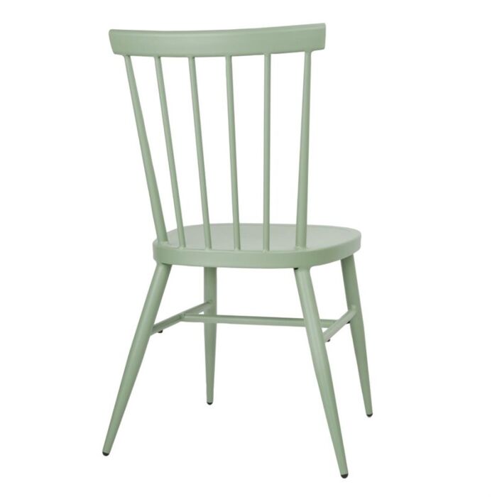 Bolero Windsor Aluminium Groene Stoelen (4 Stuks)