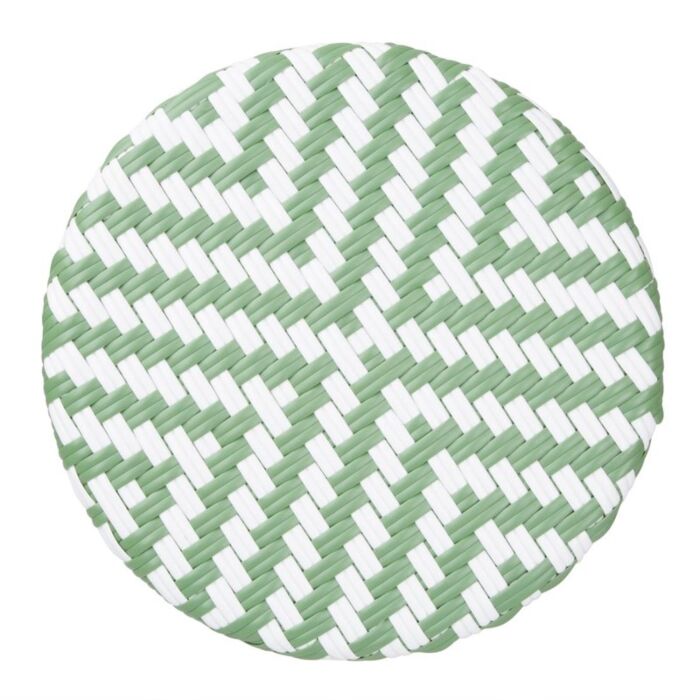 Bolero Parijse Stijl PE Rattan Barkrukken Licht Groen (2 Stuks)