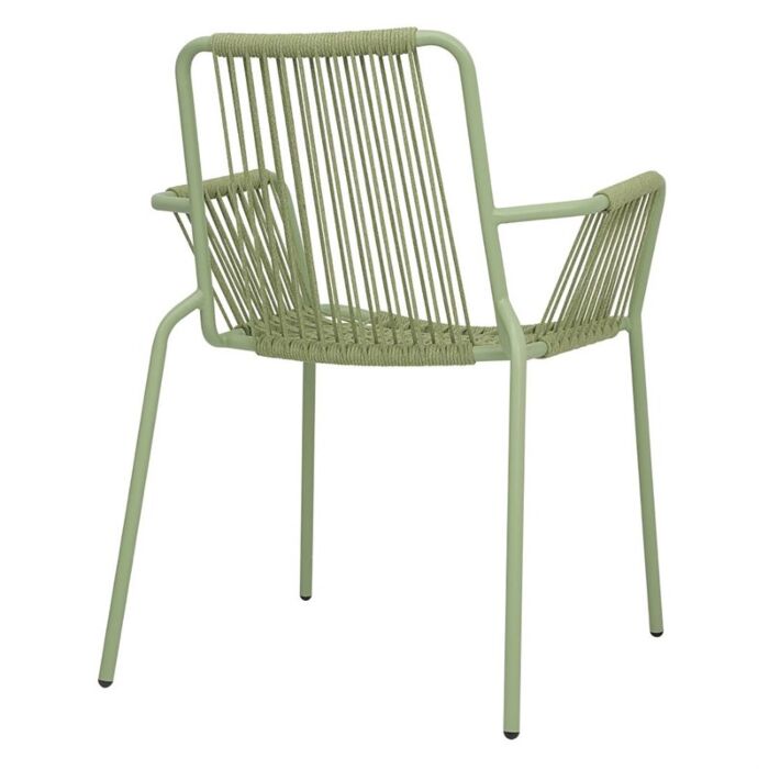 Bolero Melbourne Armstoelen Lichtgroen (4 stuks)