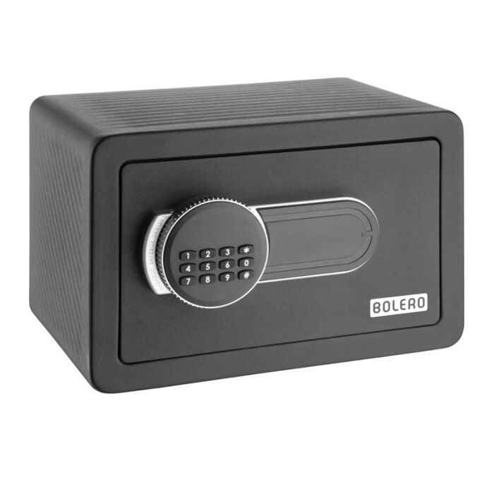 Bolero Standaard Hotelsafe Zwart 200x310x200mm