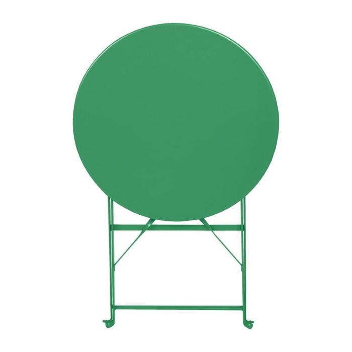 Bolero Perth bosgroene trottoirstijl ronde tafel 600 mm