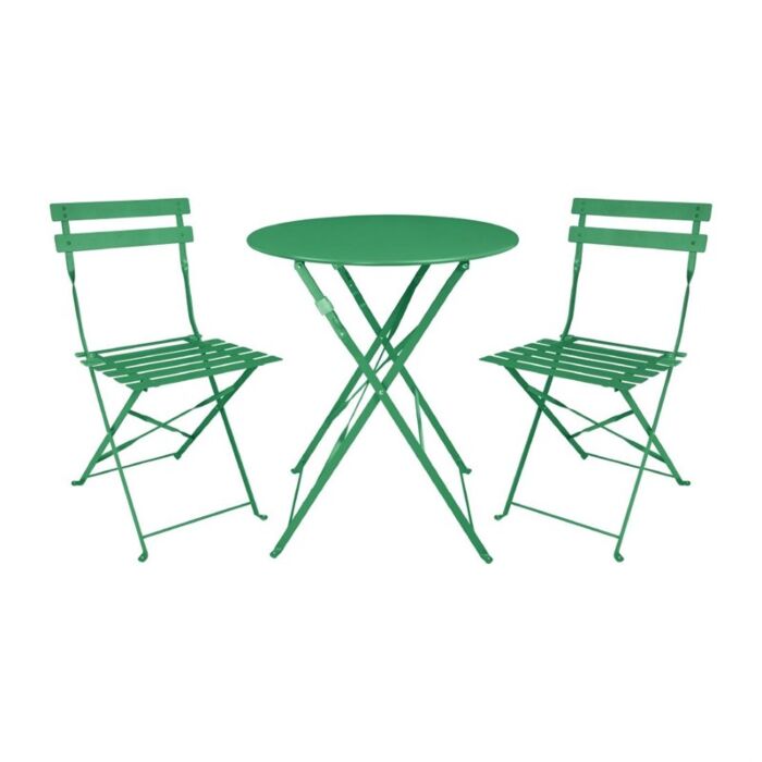 Bolero Perth bosgroene trottoirstijl ronde tafel 600 mm