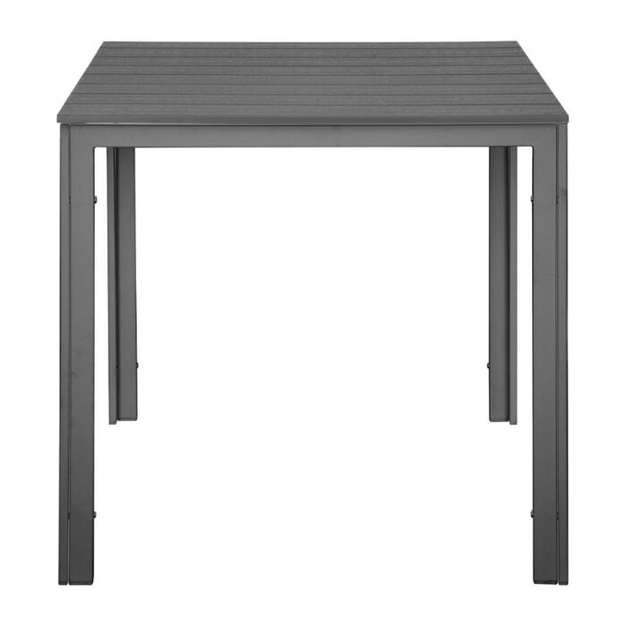 Bolero Valletta Grijs Latten Tuin Tafel 780mm