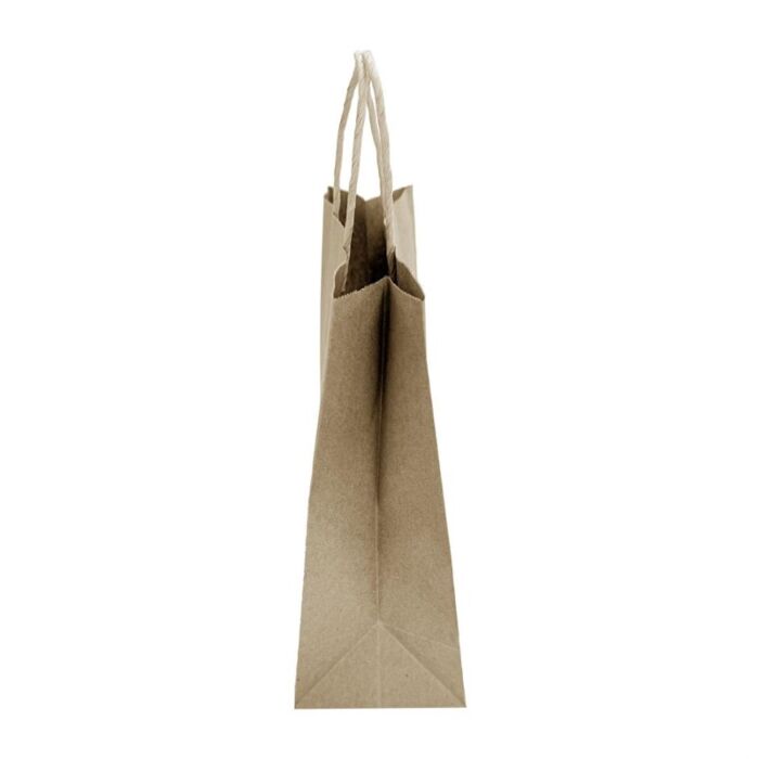 Fiesta Recycleerbare Twist Handle Bruin Papieren Tassen Klein (250 stuks)