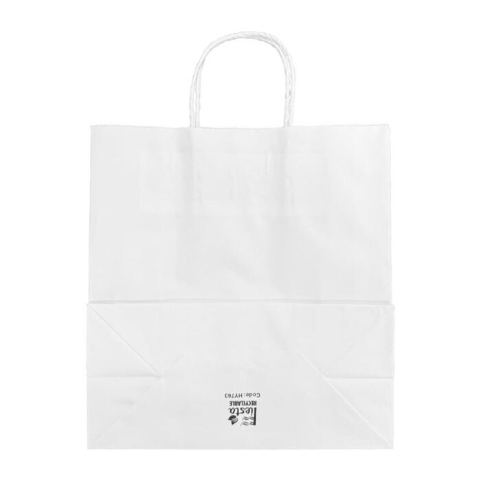 Fiesta Recycleerbare Draaihandgreep Witte Papieren Tassen Medium (250 stuks)