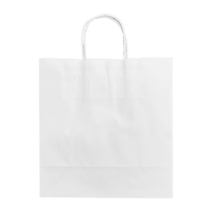 Fiesta Recycleerbare Draaihandgreep Witte Papieren Tassen Medium (250 stuks)