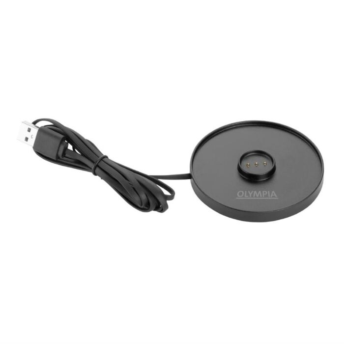Olympia Siena Tafellamp Ronde Koepel Zwart 200mm