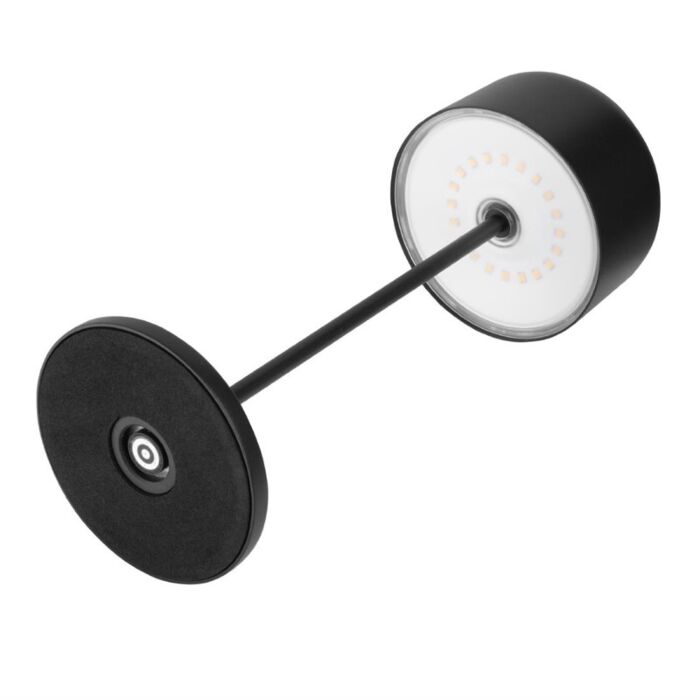 Olympia Siena Tafellamp Ronde Koepel Zwart 300mm