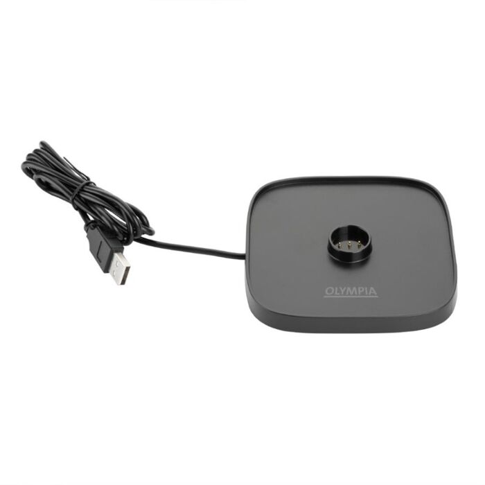 Olympia Lucca Tafellamp Vierkante Koepel Grijs 300mm