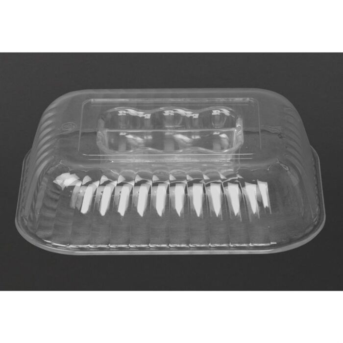 Olympia Kristallon Verhoogd Deksel voor Kleine Saladeschaal