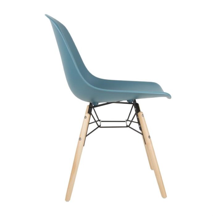 Bolero Arlo stoelen groenblauw (2 stuks)