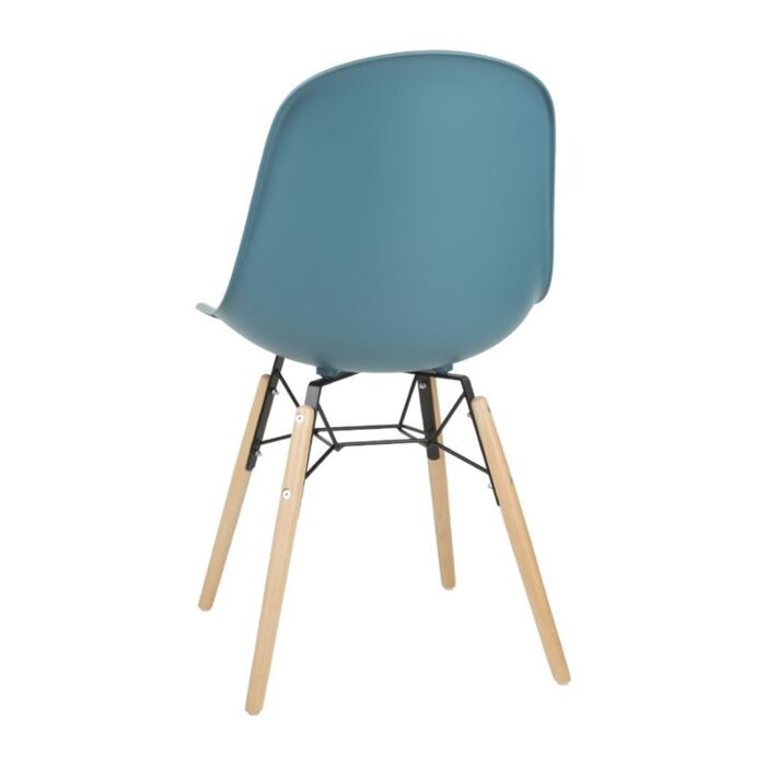 Bolero Arlo stoelen groenblauw (2 stuks)
