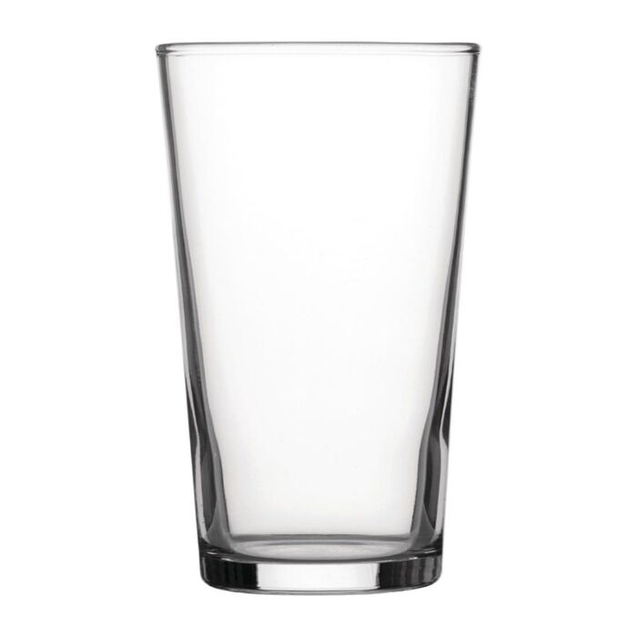 Utopia Geharde Conische Bierglazen 280ml Ce-Gemarkeerd (48 Stuks)