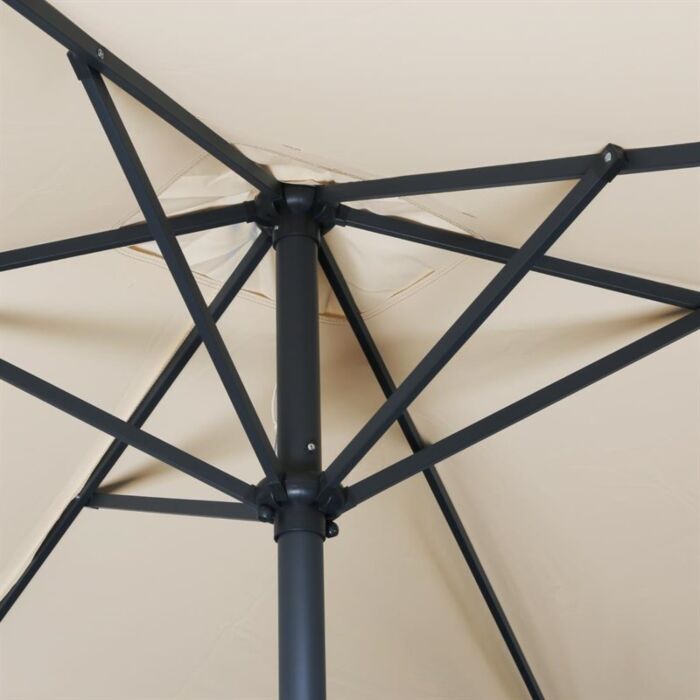 Bolero Sevilla Vierkante Parasol 2X3M Crème