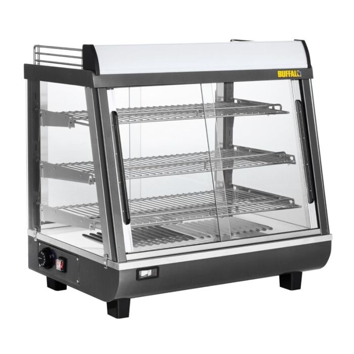 Buffalo Voor- En Achterdeur Verwarmde Vitrine 96Ltr