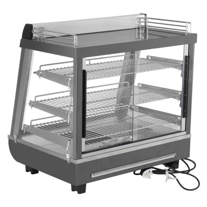 Buffalo Voor- En Achterdeur Verwarmde Vitrine 96Ltr