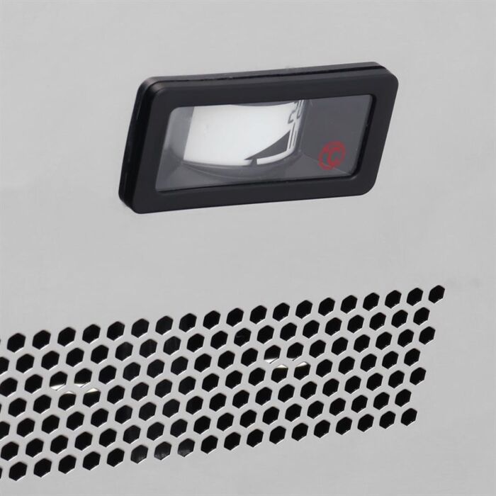 Buffalo Vierkante Aanrecht Verwarmde Display Merchandiser 160Ltr