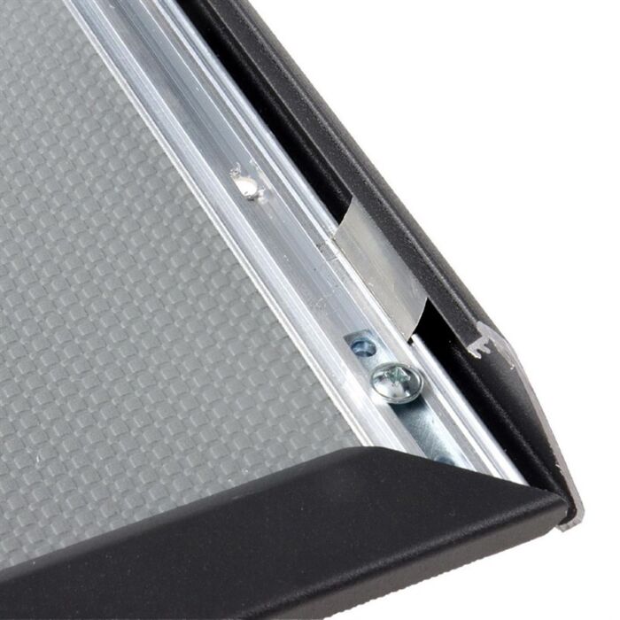 Europel Klapframe A4 25mm Mat Zwart