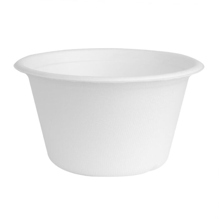 Fiesta Composteerbare Bagasse Kom Basis 500ml (Pak Van 50)